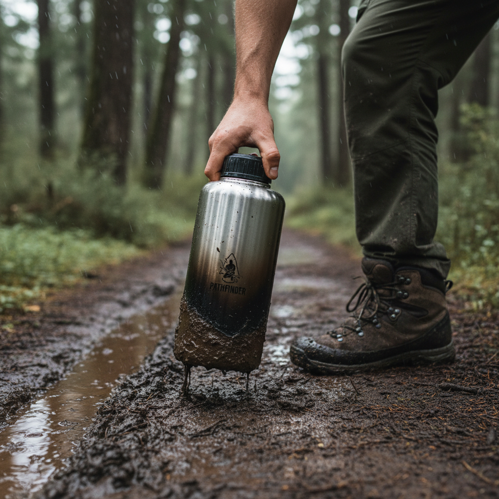 Stainless Steel 64oz. Bottle