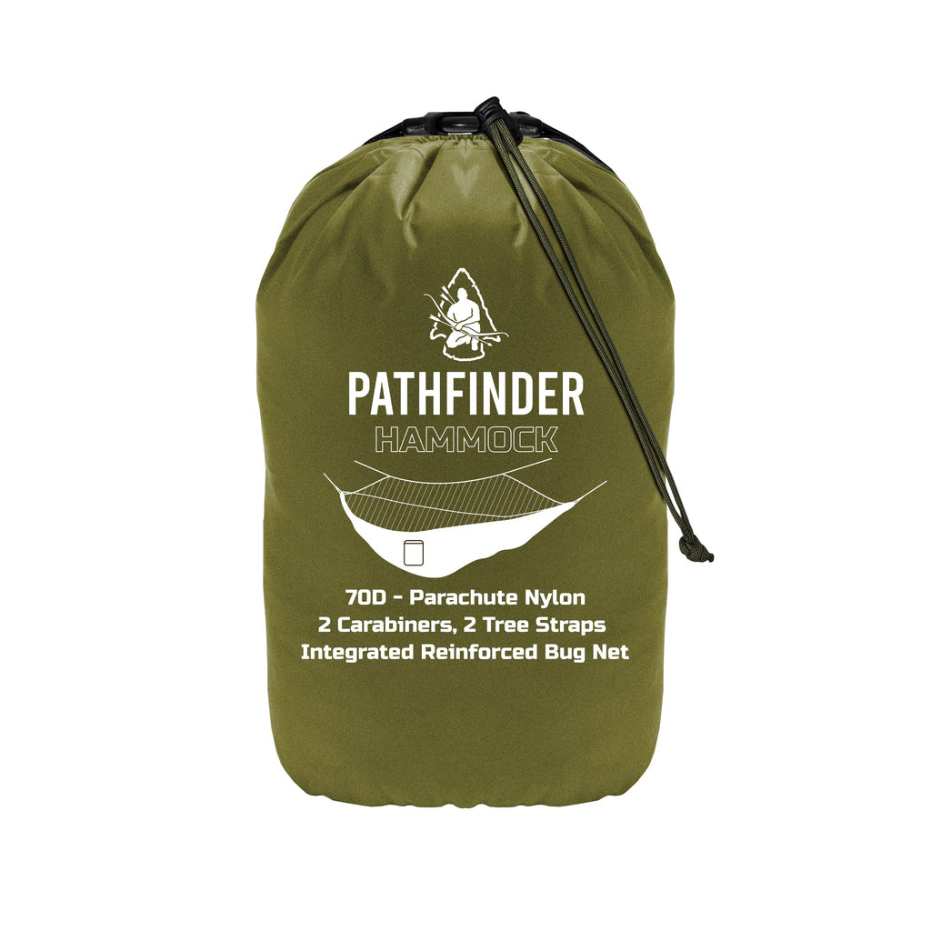 Pathfinder Nylon Tarp & Hammock COMBO - OD Green