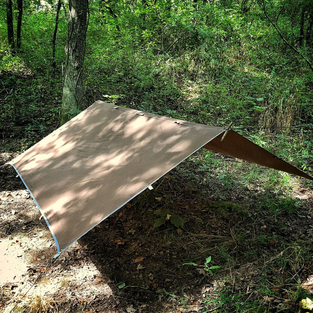 Pathfinder Nylon Tarp & Hammock COMBO - Earth Brown
