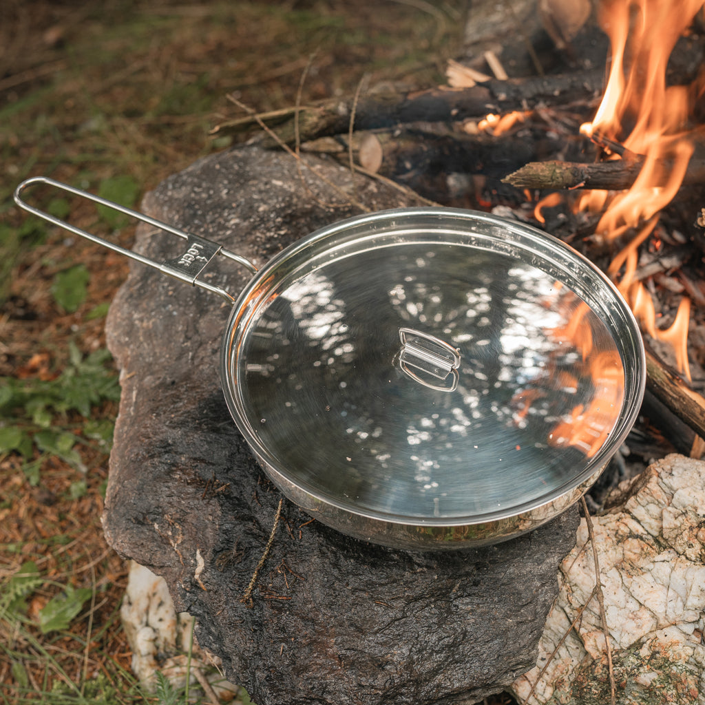 8 inch Stainless Steel Skillet w/ Lid