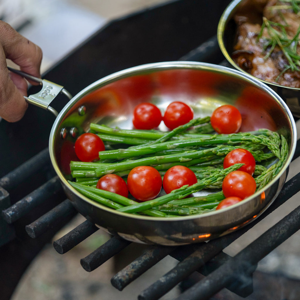 8 inch Stainless Steel Skillet w/ Lid