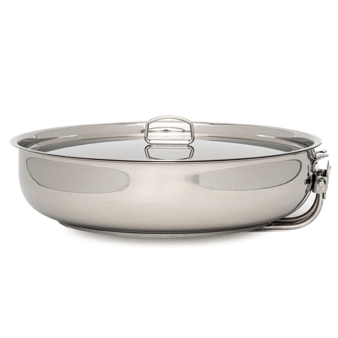 8 inch Stainless Steel Skillet w/ Lid
