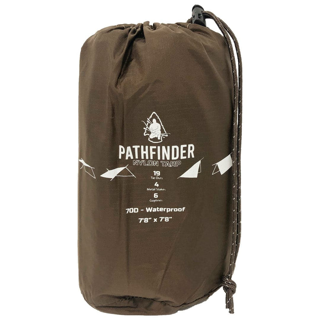 Pathfinder Nylon Tarp & Hammock COMBO - Earth Brown